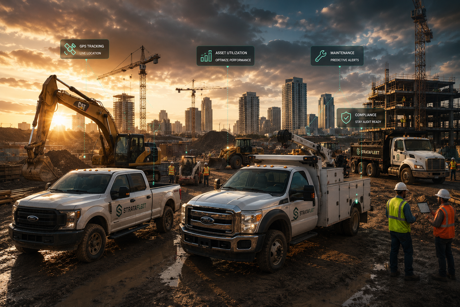Construction fleet operations